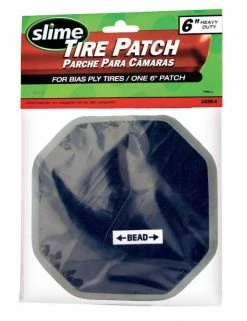 Slime 6 Inch Heavy Duty Bias Ply Tire Patch - 1028-A - Patches & Plugs