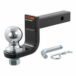 CURT Towing Starter Kit with 2 Inch Ball - 1 - 1/4 Inch Shank - 3 - 500 lbs. - 3 - 1/4 Inch Drop 45148