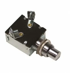 Uriah Products Uriah Momentary - Brass/Chrome Push - On Moment - On 15A - UA422100 - Maintenance & Parts