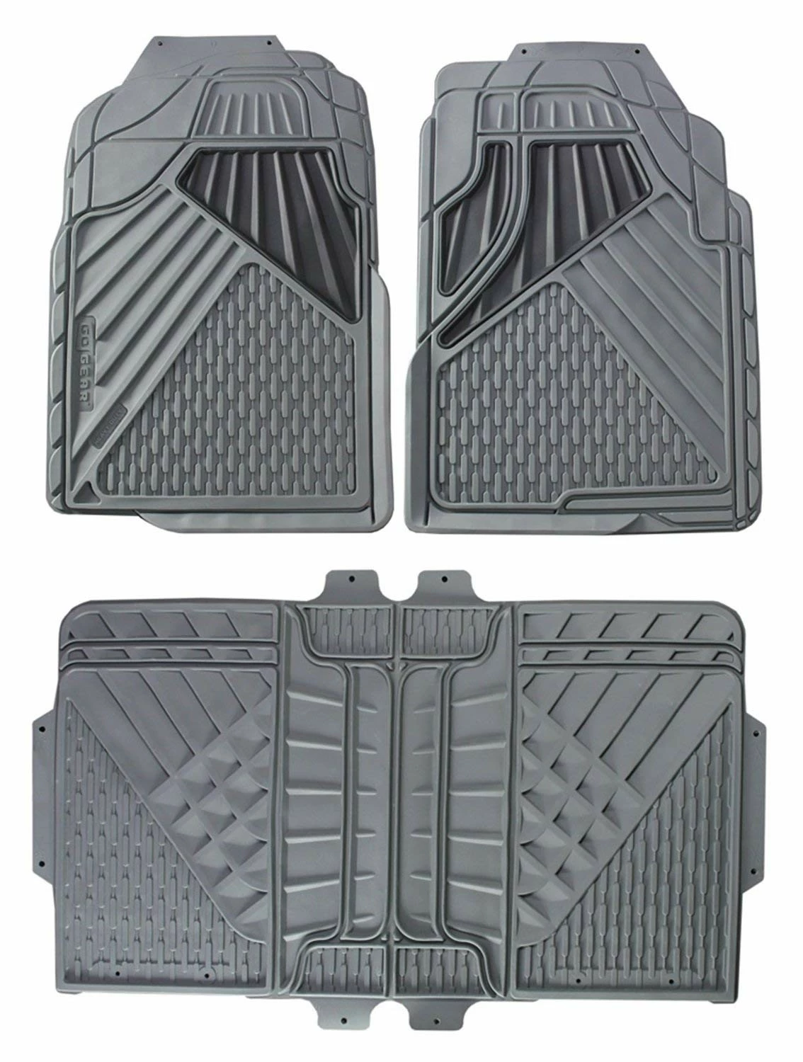 Go Gear Full Size Heavy Duty Gray Floor Mats 79001 2 Go Gear Full Size Heavy Duty Gray Floor Mats 79001 - Image 2
