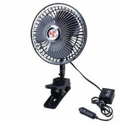 Various Brands 12 Volt 6 Inch Car Fan - CF6 - Seat Covers