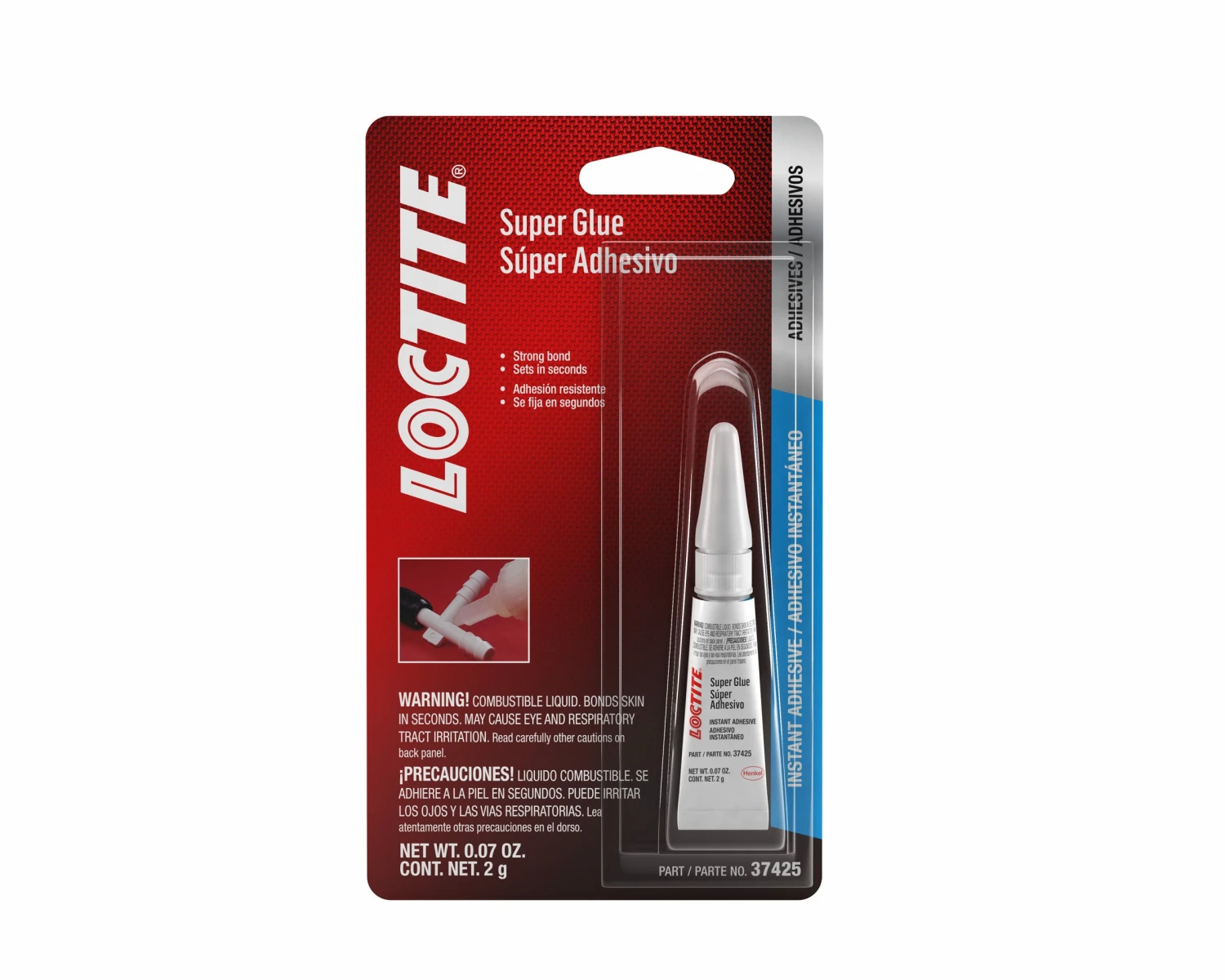 Loctite Super Glue 2 gm Tube 37425 - Adhesives