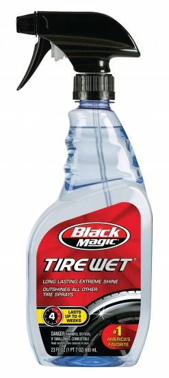 Black Magic Tire Wet Spray 23 oz BM23 - Vehicle Cleaners