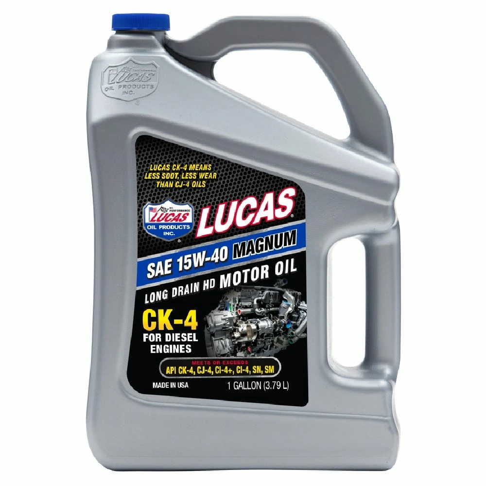 Lucas Oil SAE Magnum 15W-40 Heavy Duty Motor Oil, 1 Gallon - 10287 1 Lucas Oil SAE Magnum 15W-40 Heavy Duty Motor Oil, 1 Gallon - 10287
