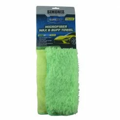Simoniz Sure Shine Microfiber Wax and Buff Towel - 293400252 - Vehicle Cleaners