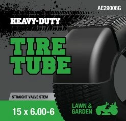 Heavy Duty Lawn & Garden Tire Tube 15/6.00-6 AE29008G - Automotive Tires
