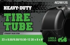 Heavy Duty Lawn & Garden Tire Tube 23x8.50/9.50/10.50-12x8x8 AE29012G - Automotive Tires