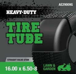 Heavy Duty Lawn & Garden Tire Tube 16x6.50-8 AE29009G - Automotive Tires