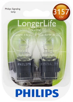 Phillips 3157 LongerLife Mini Bulb 3157LLB2 - Automotive Lighting
