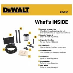 DeWalt Wet/Dry Vacuum, 9 Gallon - DXV09P - Shop Vacuums -Automotive & ATV Sales Shop 1c6902e08faf392445df4fbe6811e2c5d7487853 19115007 7