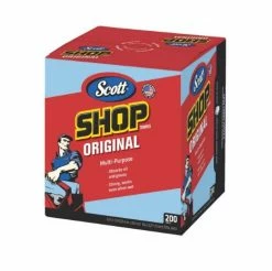 Various Brands Tool Box Blue Shop Towels 200 Count - 5520201 - Cleaning Tools