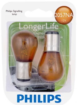 Phillips 2057NA LongerLife Mini Bulb 2057NALLB2 - Automotive Lighting