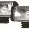 Optronics (2) 55 Watt Halogen Docking Light With Black Housing, Mounting Hardware, Retail Clam - Accessories & Gear