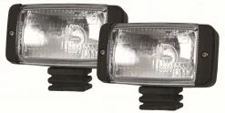 Optronics (2) 55 Watt Halogen Docking Light With Black Housing, Mounting Hardware, Retail Clam - Accessories & Gear