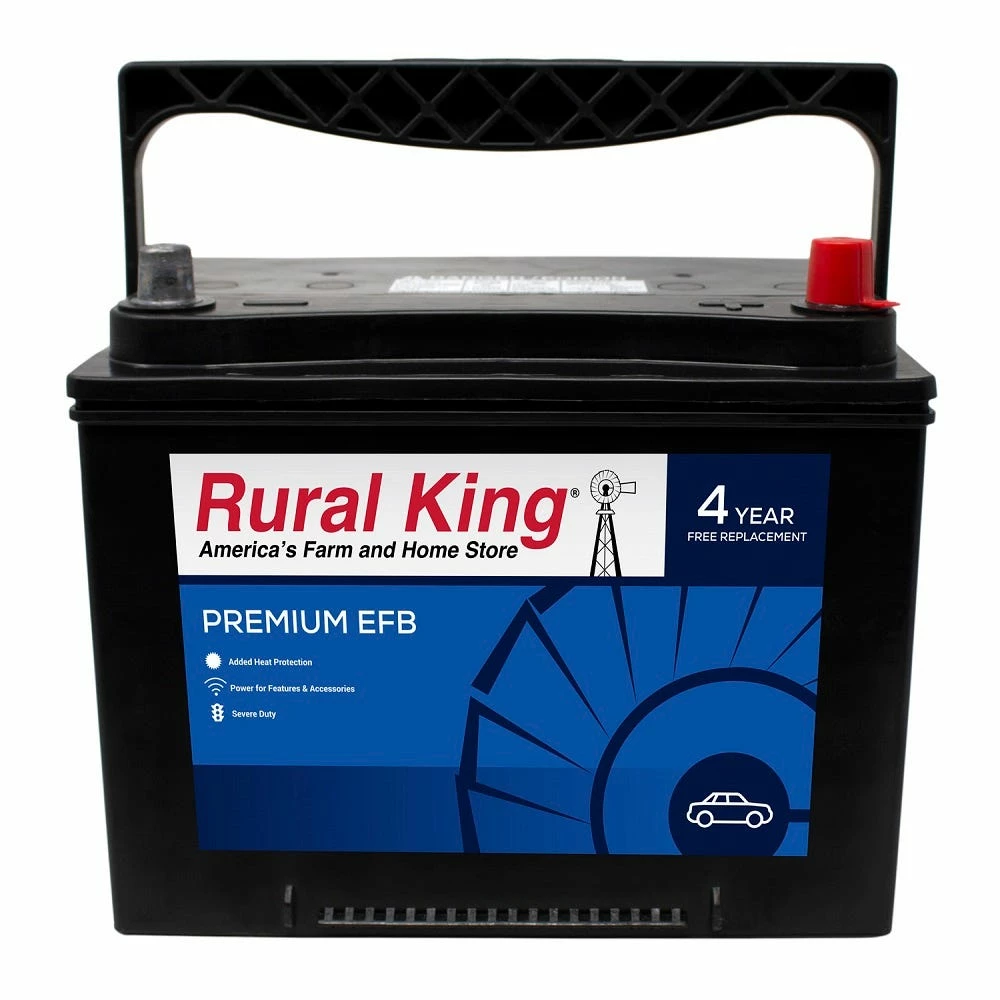Rural King Premium EFB Automoitive Battery - Rural King-EFB24F - Batteries & Accessories 1 Rural King Premium EFB Automoitive Battery - Rural King-EFB24F - Batteries & Accessories
