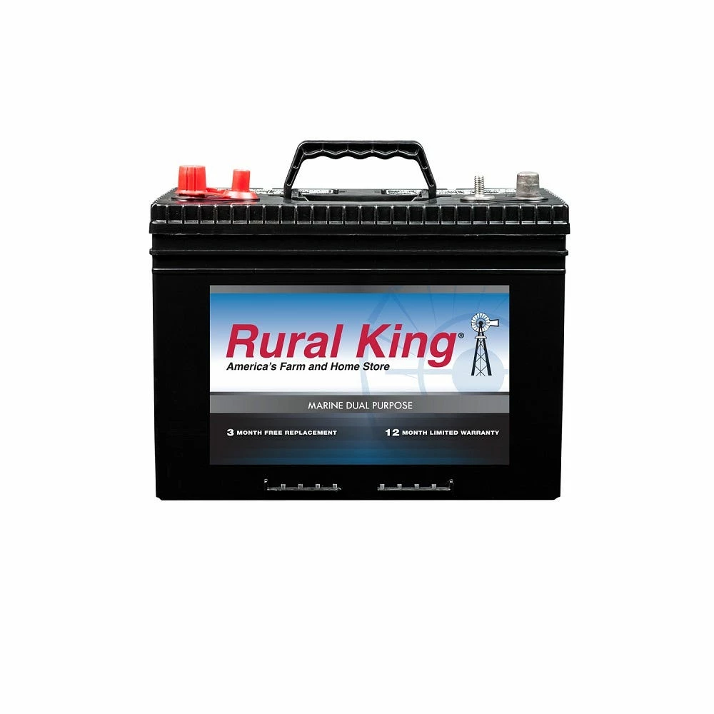Rural King Nautilus Marine and RV Dual Purpose Battery - MRU27 - Marine Batteries 1 Rural King Nautilus Marine and RV Dual Purpose Battery - MRU27 - Marine Batteries