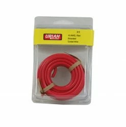 Uriah Products Uriah Wire 10 Awg Stranded Red Insulation (8') -UA501050 - Maintenance & Parts