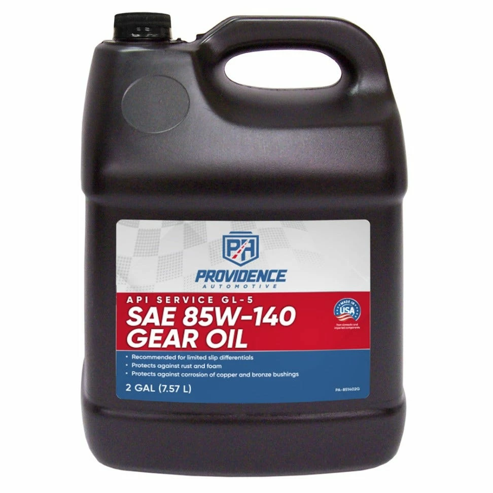 Providence Automotive Premium Multi-Purpose Gear Oil 85W 140, 2 Gallon - PA-851402G - Lubrication Greases 1 Providence Automotive Premium Multi-Purpose Gear Oil 85W 140, 2 Gallon - PA-851402G - Lubrication Greases