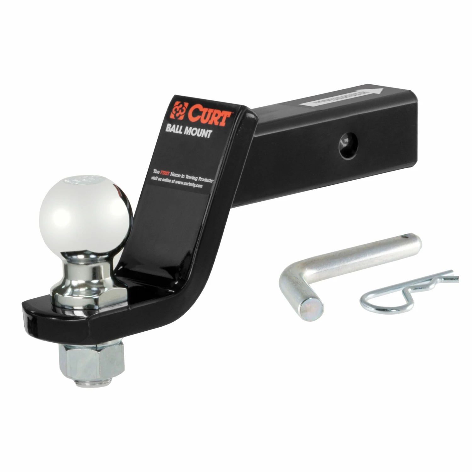 Curt Ball Mount 4 Inch d 7500 lb Loaded 45042 - Ball Mounts 2 Curt Ball Mount 4 Inch d 7500 lb Loaded 45042 - Ball Mounts - Image 2