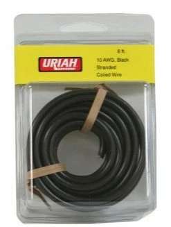 Uriah Products Uriah Wire 10 Awg Stranded Black Insul (8') -UA501070 - Maintenance & Parts