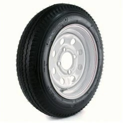 Martin Wheel Kenda Loadstar Trailer Tire and 4-Hole Mod Wheel - 4.80-12 LRB - RVs & Campers