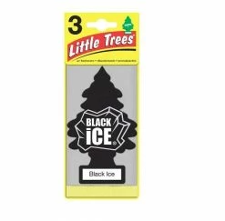 Little Tree Black Ice 3 Pak - Air Freshener