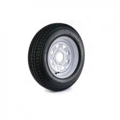 Martin Wheel Kenda Loadstar Trailer Tire and 4-Hole Custom Spoke Wheel (4/4) - 530-12 LRB - RVs & Campers