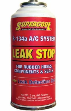 TSI Supercool Seal Leak Stop Charge with Red Leak Detection Dye 4 oz Aerosol - Treats 1 Vehicle - 24087 - Adhesives & Sealants