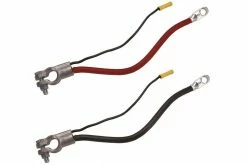 Uriah Products Uriah Black Top Post Battery Cable 4 Awg 43In W/ Auxiliary Cable -UV008050 - Maintenance & Parts