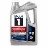 Mobil 1 High Mileage Full Synthetic Motor Oil 5W-30, 5 Quart - 120769 - Greases & Lubricants