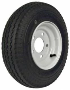Martin Wheel Kenda Loadstar Trailer Tire and 5-Hole Wheel (5/4.5) - 480/400-8 LRB - RVs & Campers