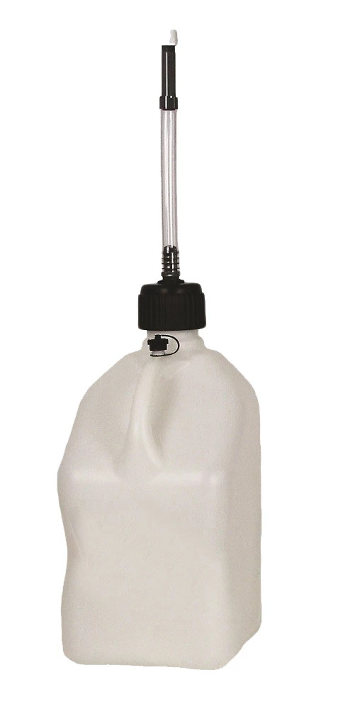 Semco White Polyethylene Fluid Container, 5 Gallon - 3973 - Gas Cans 2 Semco White Polyethylene Fluid Container, 5 Gallon - 3973 - Gas Cans - Image 2