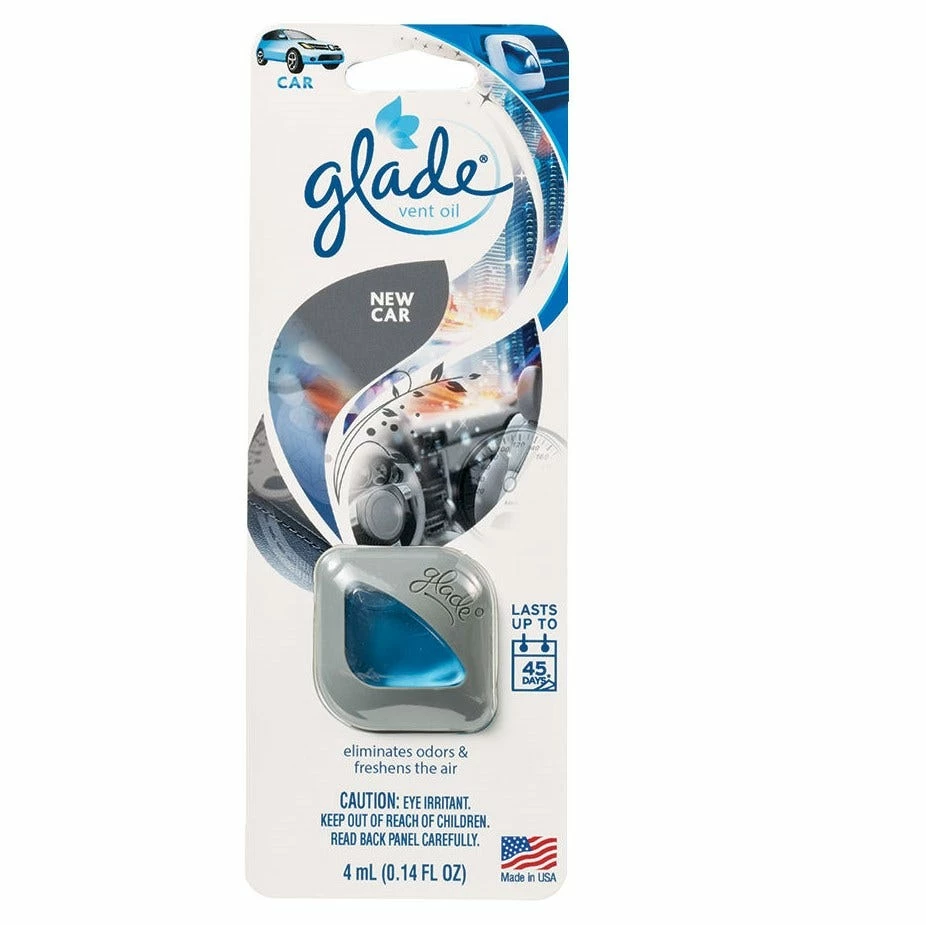 Glade Auto Vent Oil Air Freshener New Car - AUTO805376 1 Glade Auto Vent Oil Air Freshener New Car - AUTO805376