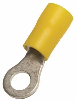 Uriah Products Uriah Yellow Ring Terminal Number 10 Stud 12 - 10 Awg - 12 Pack - UA612300 - Maintenance & Parts
