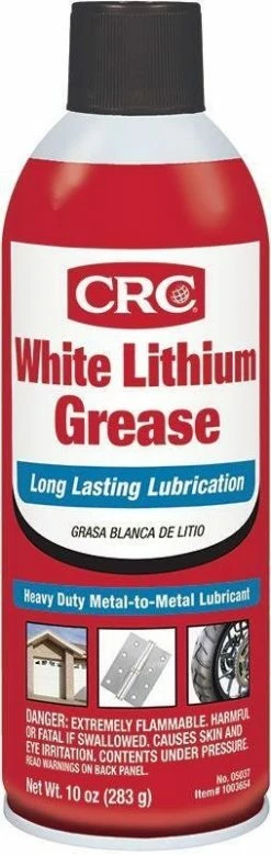 CRC White Lithium Grease, 10 Wt oz - 03105 - Greases & Lubricants