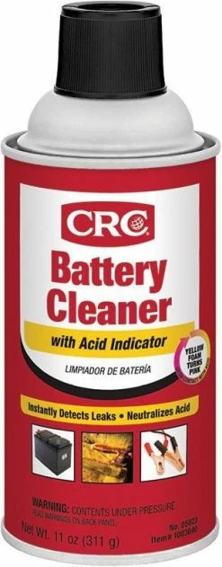 CRC Battery Cleaner with Acid Indicator - 11 Wt oz 05023 - Cleaners