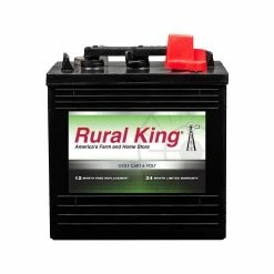 Rural King 6 Volt Golf Cart Battery - GC115G - Small Vehicle Batteries