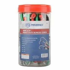 Providence 3/8" Heavy Duty Bungee Cords, 10 Pack - 66606 - Straps