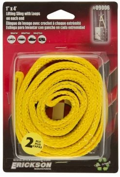 Erickson 1" X 4' Lift Sling End Eyes 2 Ply (09006) - Trailer & Towing Accessories