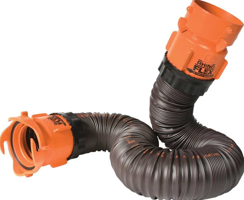 Camco RhinoFLEX 5 Foot Extension Kit with Swivel Fittings - 39765 - General Plumbing Hardware 1 Camco RhinoFLEX 5 Foot Extension Kit with Swivel Fittings - 39765 - General Plumbing Hardware
