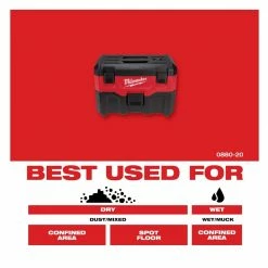 Milwaukee M18 18Volt Lithium Ion Cordless 2-Gallon Wet/Dry Vacuum Bare Tool Only - 0880-20 - Shop Vacuums 25 Milwaukee M18 18Volt Lithium Ion Cordless 2-Gallon Wet/Dry Vacuum Bare Tool Only - 0880-20 - Shop Vacuums -Automotive & ATV Sales Shop 8bd1128d89820dc593ca93d2836040391fba17b6 15385288 13