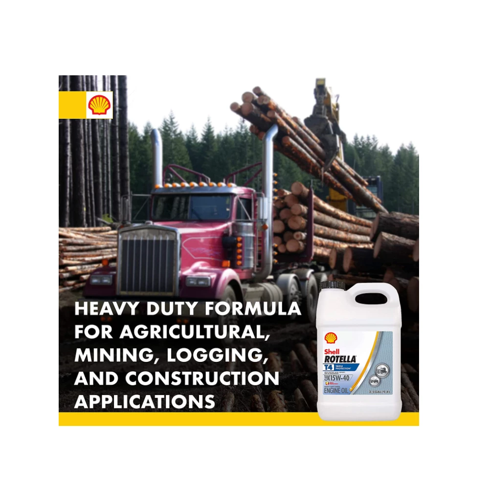 Shell Rotella T4 15W40 Heavy Duty Diesel Oil, 2.5 Gallon -550045127 - Motor Oil 5 Shell Rotella T4 15W40 Heavy Duty Diesel Oil, 2.5 Gallon -550045127 - Motor Oil - Image 5