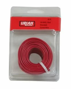 Uriah Products Uriah Wire 18 Awg Stranded Red Insulation (40') -UA501850 - Maintenance & Parts