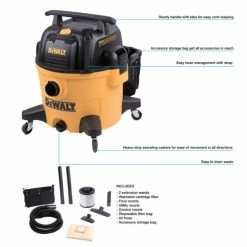 DeWalt Wet/Dry Vacuum, 9 Gallon - DXV09P - Shop Vacuums -Automotive & ATV Sales Shop 942269b609fc2730d5ae2e4d066ffb522da70257 19115007 6
