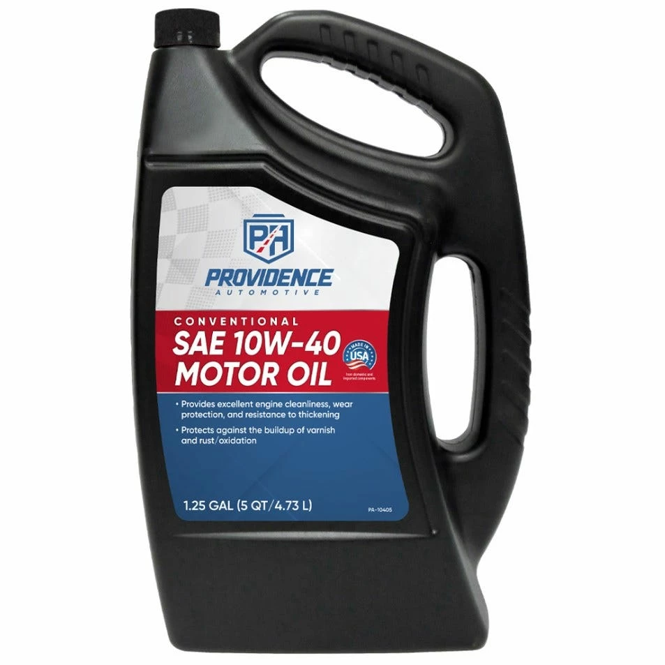 Providence Automotive Oil 10W40, 5 Quarts - PA-10405 - Motor Oil 1 Providence Automotive Oil 10W40, 5 Quarts - PA-10405 - Motor Oil