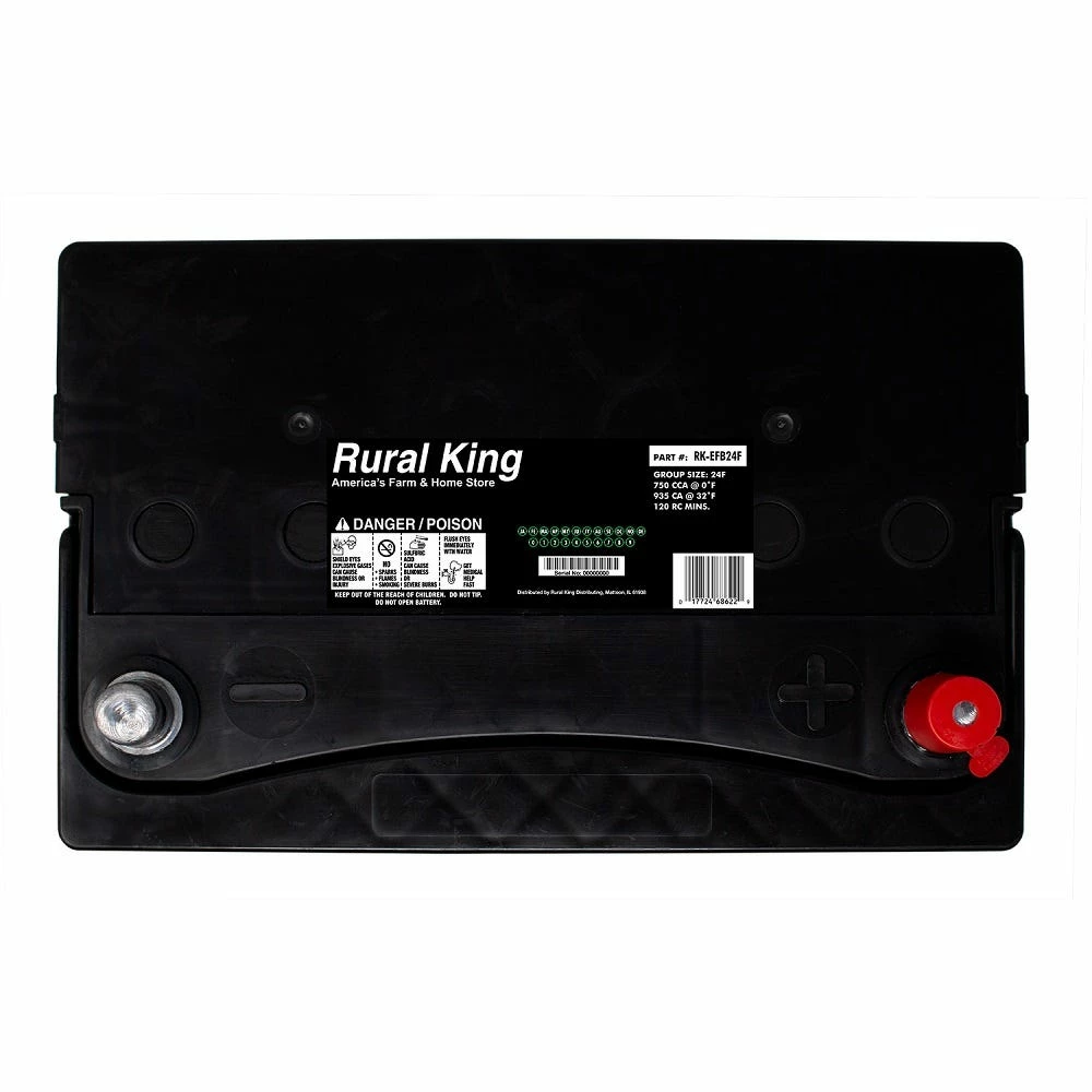 Rural King Premium EFB Automoitive Battery - Rural King-EFB24F - Batteries & Accessories 2 Rural King Premium EFB Automoitive Battery - Rural King-EFB24F - Batteries & Accessories - Image 2