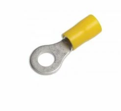 Uriah Products Uriah Yellow Ring Terminal 1/4 Inch Stud 12 - 10 Awg - 12 Pack - UA612400 - Maintenance & Parts