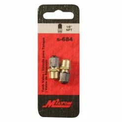 Milton 2 Pack 1/8 Inch NPT Tank Valves - S-684 -Automotive & ATV Sales Shop aa4b5d902965d86c590cb42c10a07d641cadf0c9 s 684packagefront