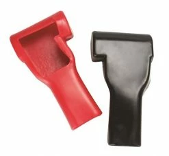 Uriah Products Uriah Protector Caps Batt Term Red/Blk Set -UV006840 - Maintenance & Parts