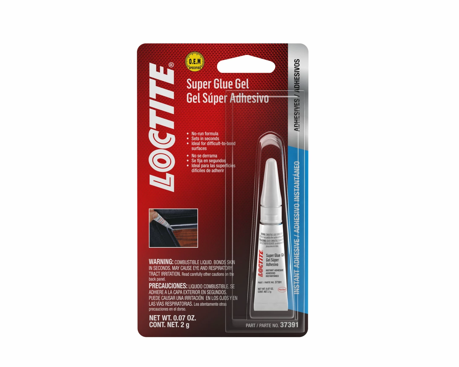 Loctite Quick Gel Super Glue 2 gm Tube 37391 - Adhesives - Image 2